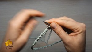 Итальянский набор петель при круговом вязании