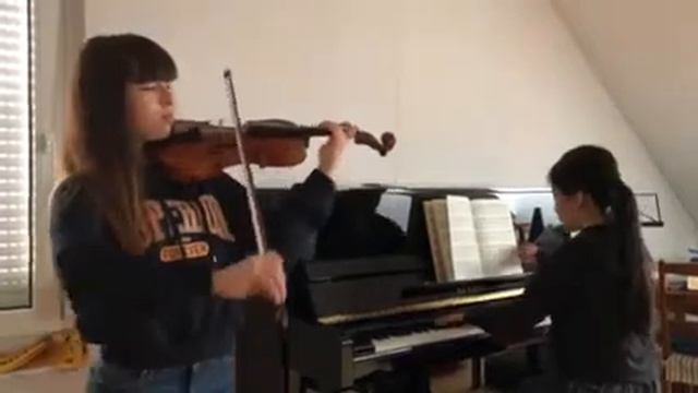 Viotti violin concerto 22 -1 Moderato- Cadenza Joachim Home Practice