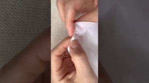 Обработка среза шелковых тканей, обметка края вручную. Как пошить фату.