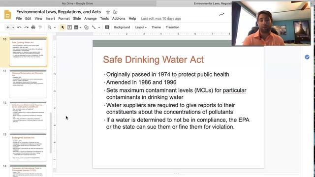 Environmental Laws, Regulations and Acts смотреть онлайн