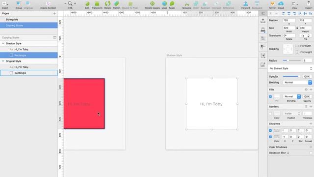 How to copy layer styles in Sketch смотреть онлайн