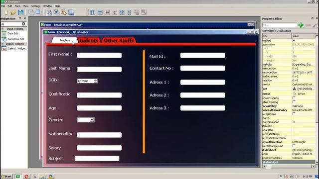 School Managment Software | Python | pyqt5