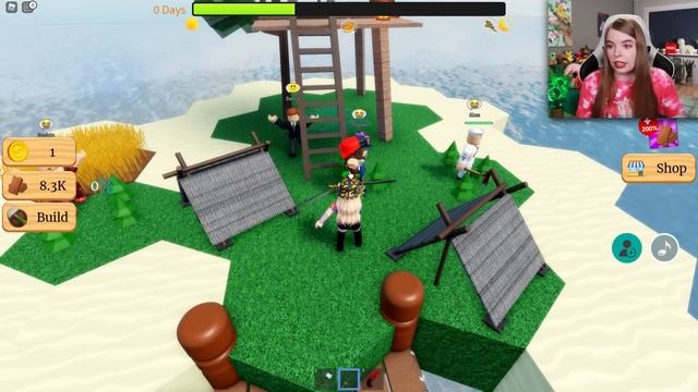 CZY PRZETRWAM 24H NA BEZLUDNEJ WYSPIE ? ? Roblox Desert Island Survival смотреть онлайн