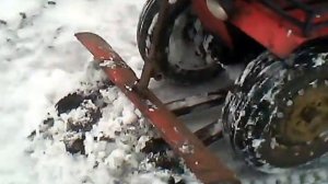 Самодельный отвал на минитрактор.