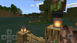 как построить болотную деревню в майнкрафт без модов?