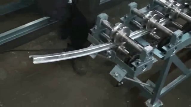 Изготовление шляпного профиля арочной формы смотреть онлайн