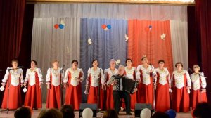 Песня -  "Матушка Россия". Хоровой коллектив "Играй гармонь". Дк. Кухаривка.