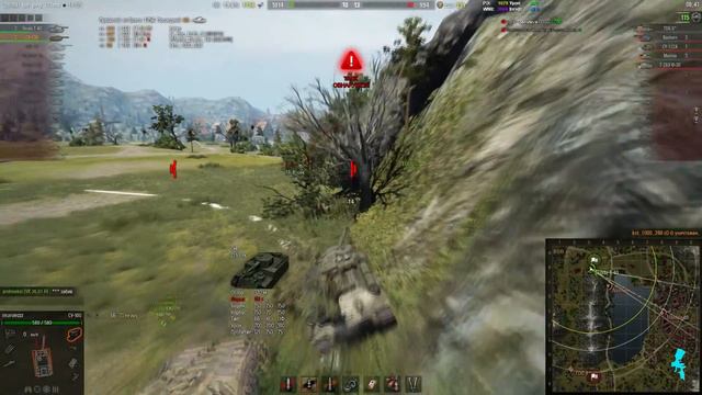 World of tanks, СУ-100 тащит, отличный урон смотреть онлайн