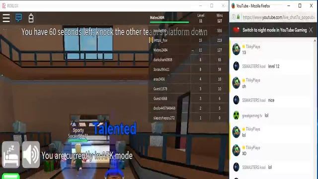 We are playing Roblox (sorry for no voice) смотреть онлайн