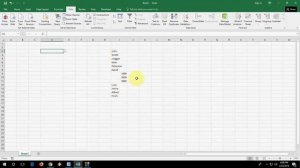 MS Excel: Easiest way to Make Drop Down List of Any data