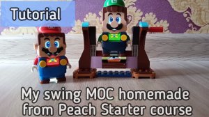 My Peach swing homemade MOC from Lego Super Mario, Luigi Peach Starter course. 600 subs, thanks!!!