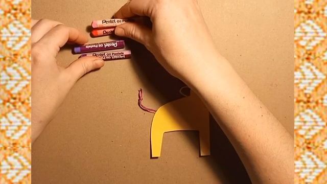 ЖИРАФ - простая поделка с детьми 3+ смотреть онлайн