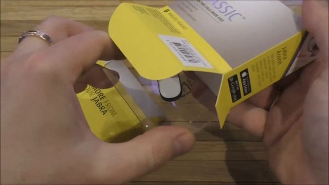 Распаковка.Bluetooth гарнитура Jabra Classic.