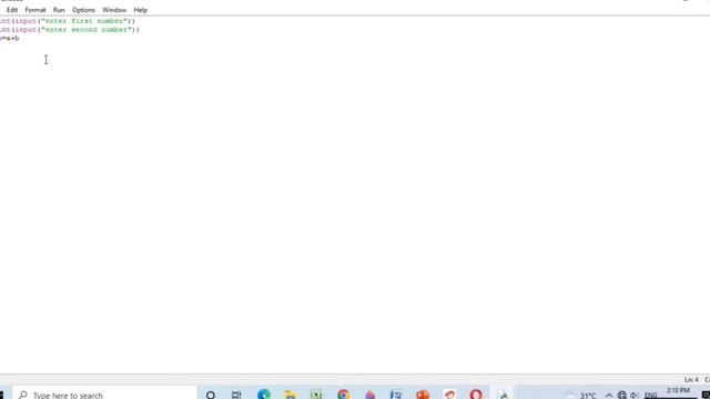HOW TO ADD TWO NUMBERS BY USER INPUT IN PYTHON PROGRAM? смотреть онлайн