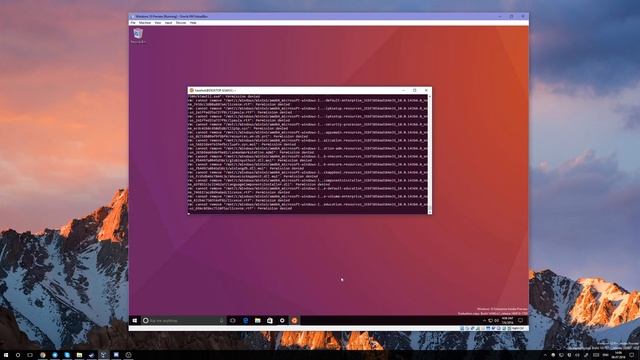 sudo rm -rf / on Windows 10 Bash смотреть онлайн