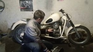 как поставить дизельный двигатель на мотоцикл Днепр