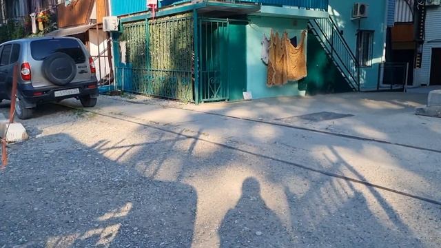 п.Шепси (Краснодарский край) Парк, дорога к морю, пляж. 5 июля 2023 года смотреть онлайн