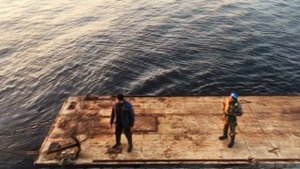 Неделя в Белом море. Часть 3. Порт Чаваньга. Теплоход Клавдия Еланская