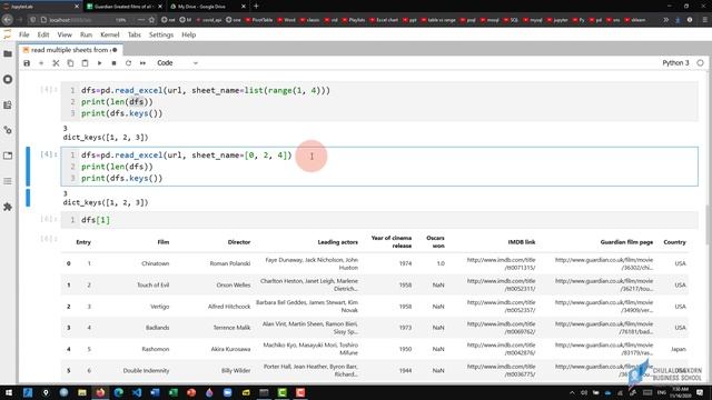 สอน pandas: การอ่านและรวมหลาย ๆ ชีทจาก Google Sheets มาสร้างเป็น DataFrame смотреть онлайн