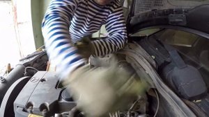 Замена свечей на Mercedes w202 c180