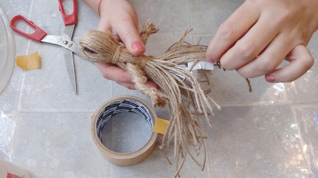Кукла оберег из джута своими руками. DIY/рукоделие. #кукла #оберег
