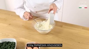 Hausgemachte gefüllte Teigtaschen mit Marcato Ravioli Tablet - Deutsch