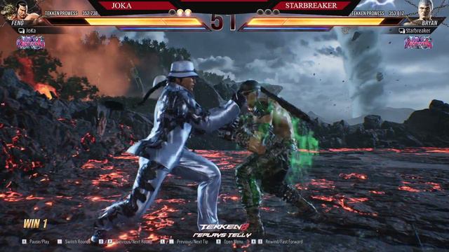 Tekken 8 ▰ STAR BREAKER (Rank #1 Bryan) Vs JOKA (Rank #1 Feng) ▰ Ranked Matches смотреть онлайн