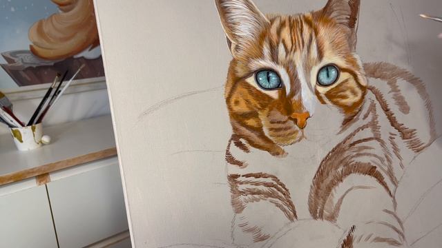 ПРОЦЕСС РИСОВАНИЯ АКРИЛОМ смотреть онлайн