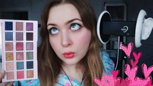 АСМР МАКИЯЖ от ПОДРУГИ Арбузерши ?? быстрый неразборчивый шепот с ушка на ушко ? ASMR 3Dio MakeUp