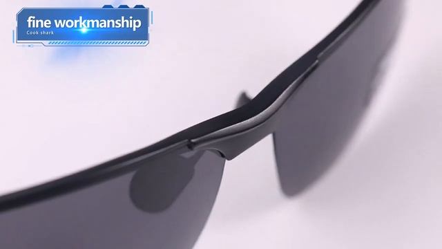 Cook shark 2020 новые алюминиевые магниевые солнцезащитные очки мужские hd поляризованные смотреть онлайн