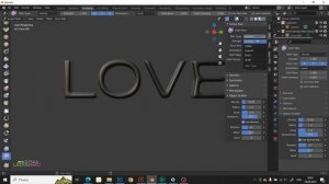 Как быстро сделать буквы - шарики в Blender? ??? Видеоурок