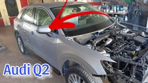 Audi Q2 Как снять или заменить зеркало + все внутренности двери 2016-2024