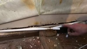 что делать если потекла пластиковая труба в стене Часть 2