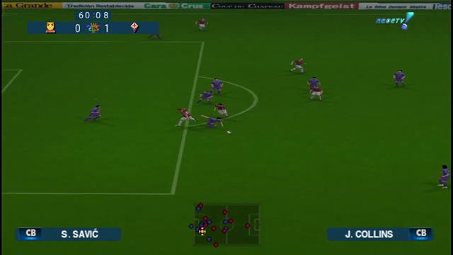 PSP:Pro Evolution Soccer 2014 ( West Ham Vs. Fiorentina) смотреть онлайн