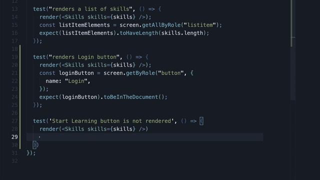 React Testing Tutorial - 30 - queryBy смотреть онлайн