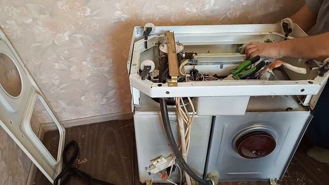 Отличный результат разбора на медь и другие металлы стиральной машины Волна