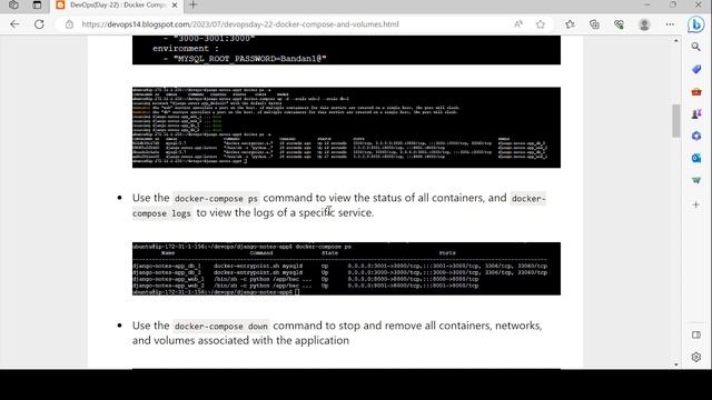 DevOps(Day-22) : Docker Compose and volumes for DevOps смотреть онлайн