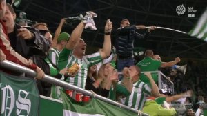 Varga Roland gólja a Ferencvárosi TC - Budapest Honvéd mérkőzésen