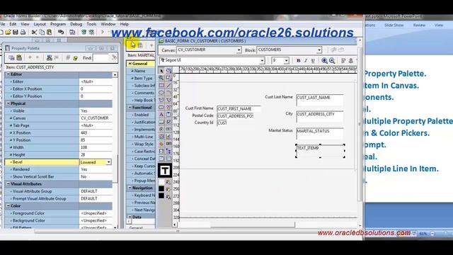 Oracle Forms || Basic task in Layout Editor & Property Palette | Bangla (10 ) смотреть онлайн