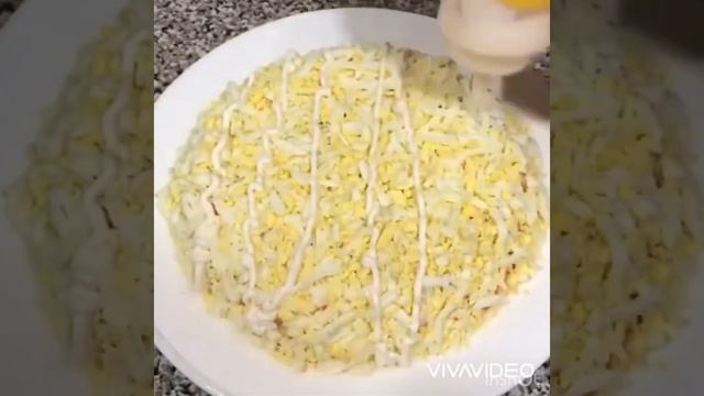 Салат Подсолнух. Günəbaxan salatı смотреть онлайн