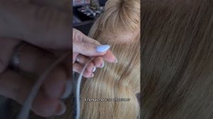 Снятие нарощенных волос! Быстрый гайд от maryaznn #shorts #наращиваниеволос #hair #микрокапсулы