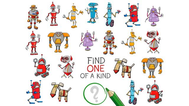 Логическая детская игра. Найди ОДНУ картинку без копии. Logical children's game. Часть 9. смотреть онлайн