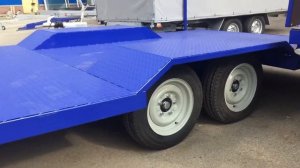 Прицеп платформа для перевозки Болотохода типа Трэкол от GTS-trailer