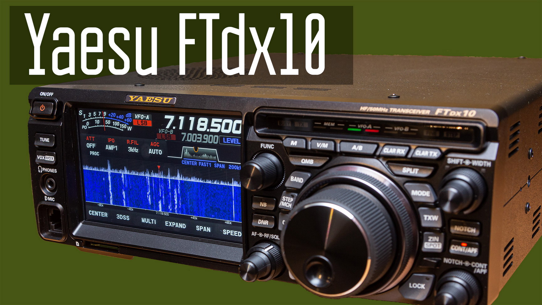 Yaesu FTDX10 КВ SDR трансивер. Обзор, работа, внутреннее устройство. Радиосвязь.