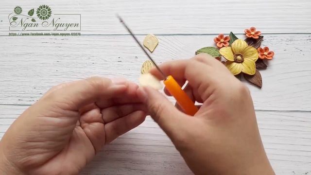 Vintage Quilling DIY #quilling3d #handmadeflower #ngannguyenart смотреть онлайн