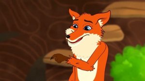 Лиса и ворона Мультик Сказки для Детей на ночь