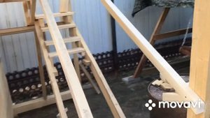 Как мы делали беседку на 2 этажа своими руками ( часть 1)