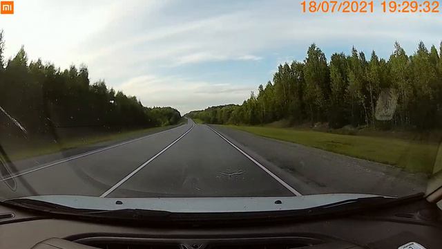 Опасная ситуация на дороге Р404.