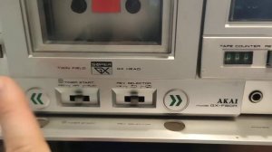 AKAI GX-F60R  Видео №2