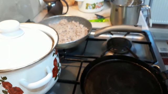 Перекус из фарша+ яйцо+сметана! смотреть онлайн